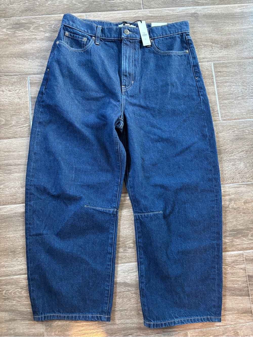 Banana Republic Women’s Size 29 Barrel Leg Dark Wash Mid-Rise Jeans New Size 6-8